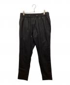 PAUL SMITHポールスミス）の古着「ソリッドウール テーパード トラウザーズ」｜ブラック