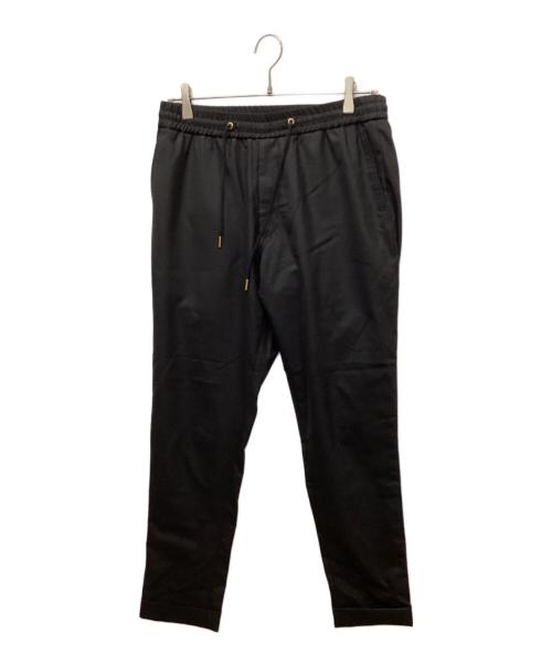 PAUL SMITH（ポールスミス）PAUL SMITH (ポールスミス) ソリッドウール テーパード トラウザーズ ブラック サイズ:Mの古着・服飾アイテム