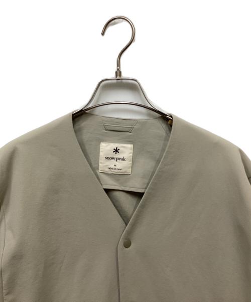 Snow peak（スノーピーク）Snow peak (スノーピーク) Active Comfort Cardigan ライトグレー サイズ:Mの古着・服飾アイテム