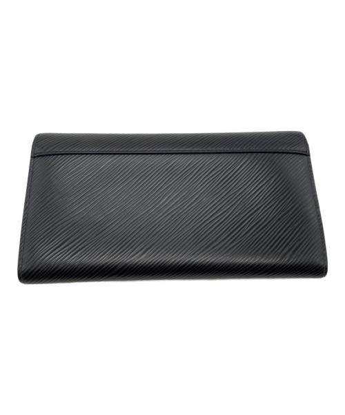 LOUIS VUITTON（ルイ ヴィトン）LOUIS VUITTON (ルイ ヴィトン) エピポルトフォイユツイスト ブラックの古着・服飾アイテム