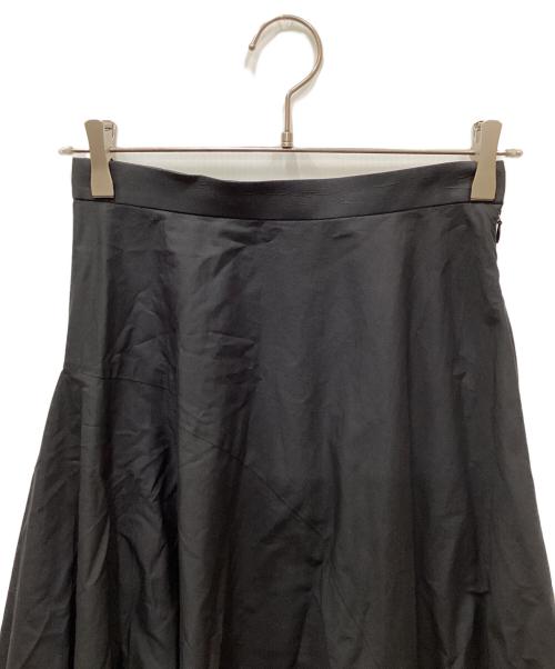 ENFOLD（エンフォルド）ENFOLD (エンフォルド) アシメロングスカート ブラック サイズ:38の古着・服飾アイテム