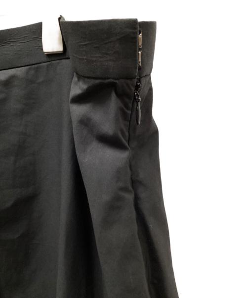 ENFOLD（エンフォルド）ENFOLD (エンフォルド) アシメロングスカート ブラック サイズ:38の古着・服飾アイテム