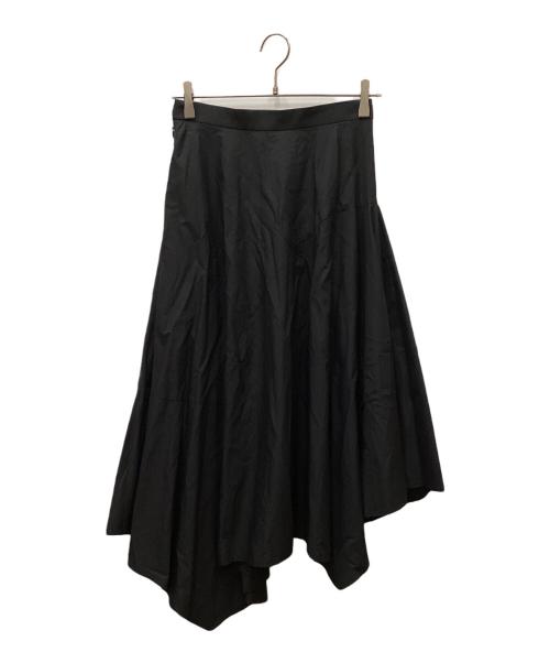 ENFOLD（エンフォルド）ENFOLD (エンフォルド) アシメロングスカート ブラック サイズ:38の古着・服飾アイテム