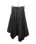 ENFOLD（エンフォルド）の古着「アシメロングスカート」｜ブラック