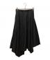 ENFOLD (エンフォルド) アシメロングスカート ブラック サイズ:38：5000円