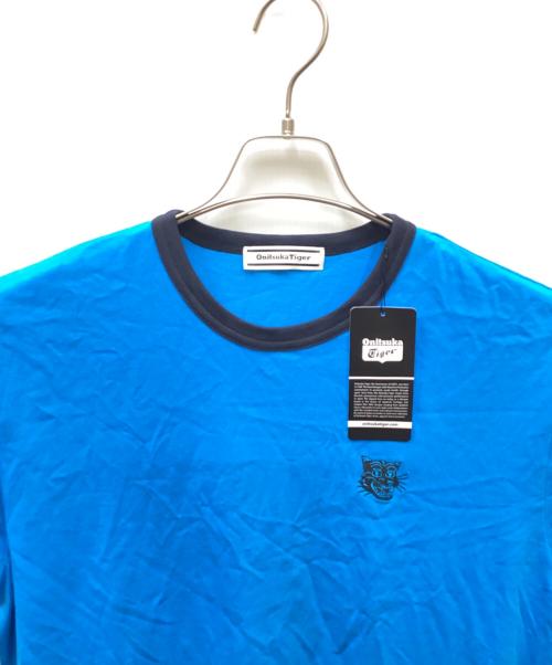 Onitsuka Tiger（オニツカタイガー）Onitsuka Tiger (オニツカタイガー) グラフィックTEE ブルー サイズ:L 未使用品の古着・服飾アイテム