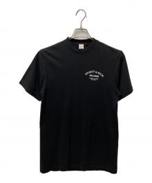 Sporty & Rich（スポーティーアンドリッチ）の古着「ロゴカットソー」｜ブラック
