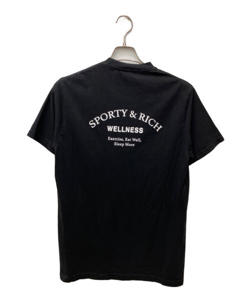 Sporty & Rich（スポーティーアンドリッチ）Sporty & Rich (スポーティーアンドリッチ) ロゴカットソー ブラック サイズ:Sの古着・服飾アイテム