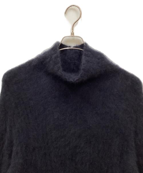 Plage（プラージュ）Plage (プラージュ) ファーワイドリブプルオーバーニット ネイビー サイズ:Freeの古着・服飾アイテム