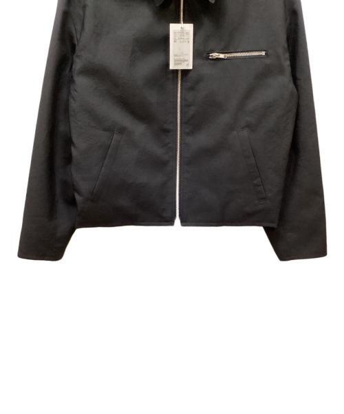 MONKEY TIME（モンキータイム）MONKEY TIME (モンキータイム) エアーバックサテンシリーズ ジップ ジャケット ブラック サイズ:M 未使用品の古着・服飾アイテム
