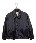 EDIFICEエディフィス）の古着「E. シャンブレーショートブルゾン」｜ネイビー