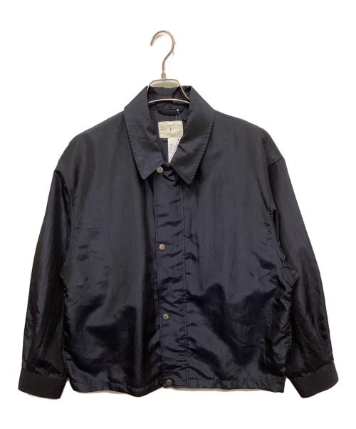 EDIFICE（エディフィス）EDIFICE (エディフィス) E. シャンブレーショートブルゾン ネイビー サイズ:L 未使用品の古着・服飾アイテム