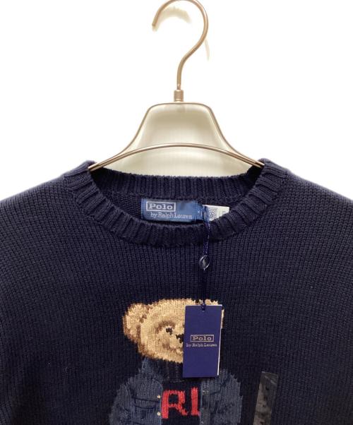 POLO RALPH LAUREN（ポロ・ラルフローレン）POLO RALPH LAUREN (ポロ・ラルフローレン) ポロベアニット ネイビー サイズ:M 未使用品の古着・服飾アイテム