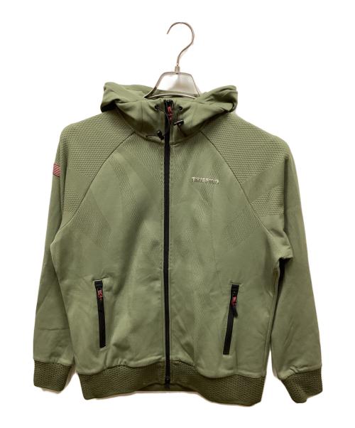 BRIEFING GOLF（ブリーフィング ゴルフ）BRIEFING GOLF (ブリーフィング ゴルフ) MENS W RUSSEL PARKA　メンズWラッセルパーカー グリーン サイズ:M 未使用品の古着・服飾アイテム