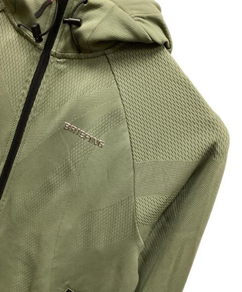 BRIEFING GOLF（ブリーフィング ゴルフ）BRIEFING GOLF (ブリーフィング ゴルフ) MENS W RUSSEL PARKA　メンズWラッセルパーカー グリーン サイズ:M 未使用品の古着・服飾アイテム