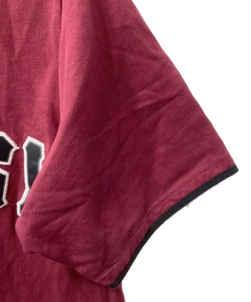 stussy（ステューシー）stussy (ステューシー) ベースボールシャツ バーガンディー サイズ:Sの古着・服飾アイテム