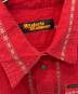 中古・古着 Hysteric Glamour (ヒステリックグラマー) フラワー刺繍半袖ウエスタンシャツ レッド サイズ:FREE：6000円
