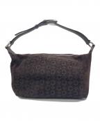 CELINEセリーヌ）の古着「Cマカダムスエードワンショルダーバッグ」｜ブラウン