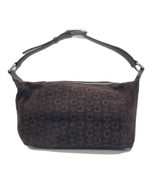 CELINE（セリーヌ）CELINE (セリーヌ) Cマカダムスエードワンショルダーバッグ ブラウンの古着・服飾アイテム