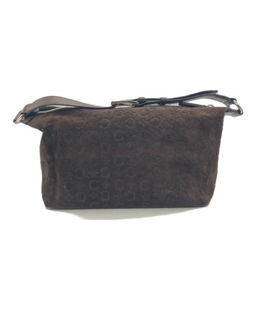 CELINE（セリーヌ）CELINE (セリーヌ) Cマカダムスエードワンショルダーバッグ ブラウンの古着・服飾アイテム