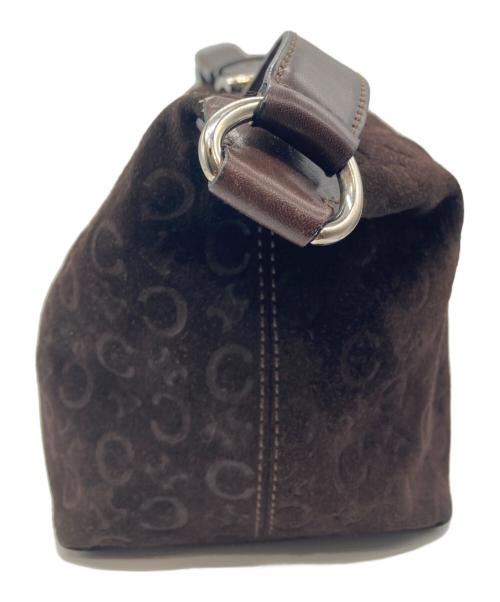 CELINE（セリーヌ）CELINE (セリーヌ) Cマカダムスエードワンショルダーバッグ ブラウンの古着・服飾アイテム
