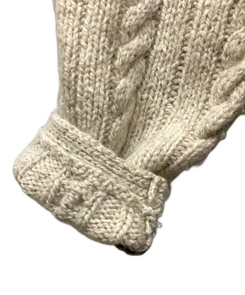 PAPAS（パパス）PAPAS (パパス) クルミ釦ニットカーディガン グリーン サイズ:FREEの古着・服飾アイテム