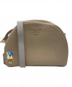 A.D.M.J.エーディーエムジェイ）の古着「クリスタルクロスボディバッグ」｜ベージュ