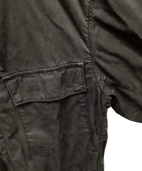 STONE ISLAND（ストーンアイランド）STONE ISLAND (ストーンアイランド) Supima Cotton Twill Stretch-TC Hooded Jacket/スーピマコットンツイルステッチフーデッドジャケット ブラック サイズ:Sの古着・服飾アイテム