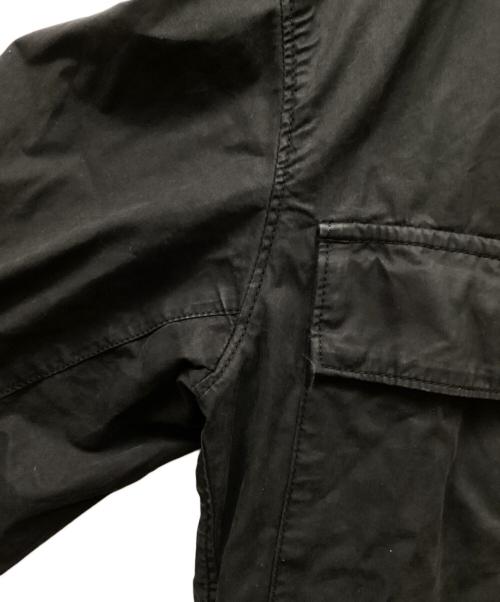 STONE ISLAND（ストーンアイランド）STONE ISLAND (ストーンアイランド) Supima Cotton Twill Stretch-TC Hooded Jacket/スーピマコットンツイルステッチフーデッドジャケット ブラック サイズ:Sの古着・服飾アイテム