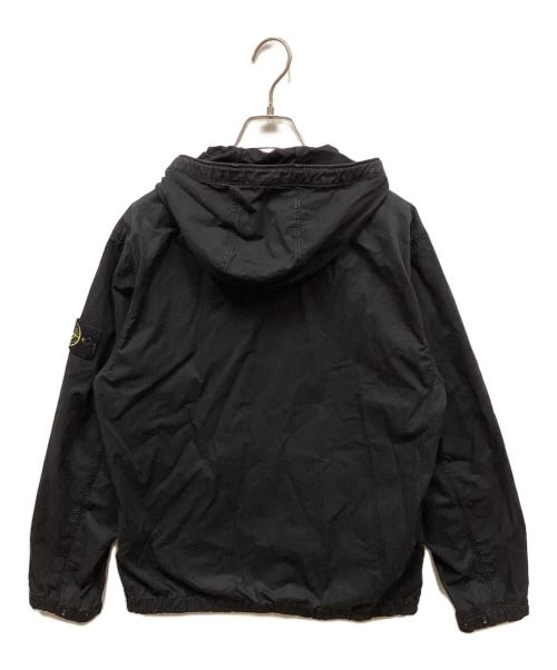 STONE ISLAND（ストーンアイランド）STONE ISLAND (ストーンアイランド) Supima Cotton Twill Stretch-TC Hooded Jacket/スーピマコットンツイルステッチフーデッドジャケット ブラック サイズ:Sの古着・服飾アイテム