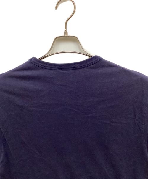 maison kitsune（メゾンキツネ）maison kitsune (メゾンキツネ) Rainbow Profile Fox Embroidery T-shirt/レインボープロファイルフォックスティーシャツ ネイビー サイズ:Lの古着・服飾アイテム