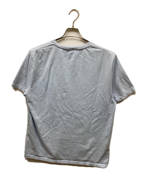 LOEWE（ロエベ）LOEWE (ロエベ) ロゴエンブロイダリーTシャツ ブルー サイズ:Lの古着・服飾アイテム