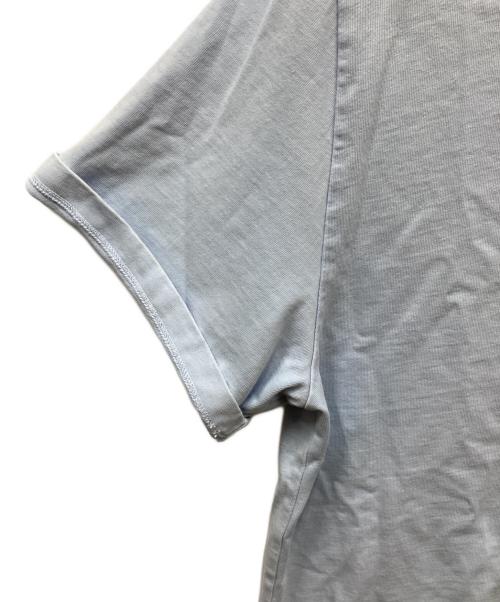 LOEWE（ロエベ）LOEWE (ロエベ) ロゴエンブロイダリーTシャツ ブルー サイズ:Lの古着・服飾アイテム