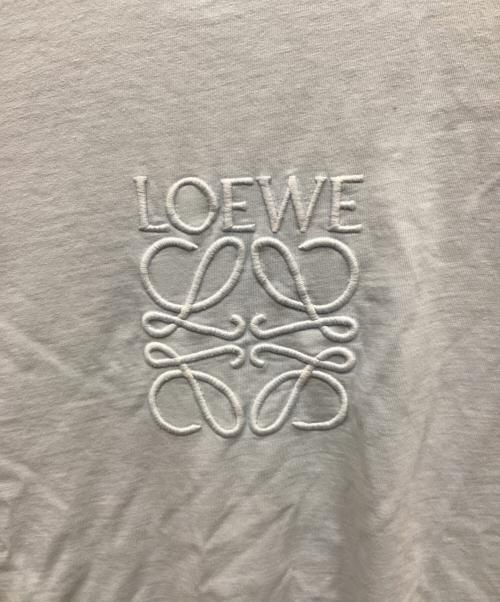 LOEWE（ロエベ）LOEWE (ロエベ) ロゴエンブロイダリーTシャツ ブルー サイズ:Lの古着・服飾アイテム