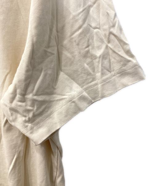 maison kitsune（メゾンキツネ）MAISON KITSUNE (メゾンキツネ) Tシャツ ベージュ サイズ:Lの古着・服飾アイテム