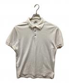 HERMESエルメス）の古着「セリエ釦ポロシャツ」｜ホワイト