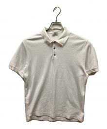 HERMES（エルメス）の古着「セリエ釦ポロシャツ」｜ホワイト