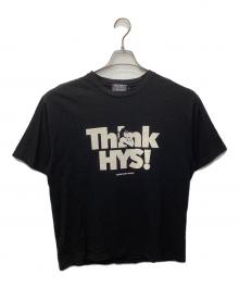 Hysteric Glamour（ヒステリックグラマー）の古着「THINK HYS Tシャツ」｜ブラック