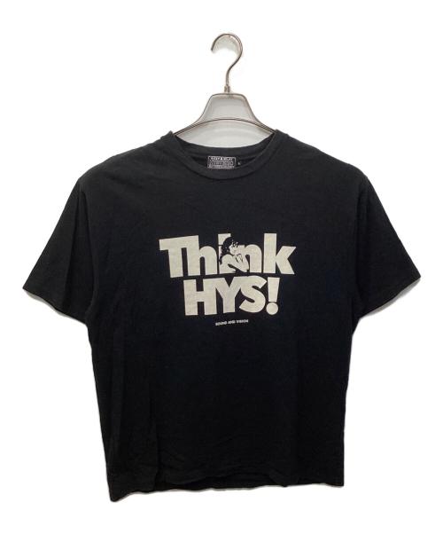 Hysteric Glamour（ヒステリックグラマー）Hysteric Glamour (ヒステリックグラマー) THINK HYS Tシャツ ブラック サイズ:Lの古着・服飾アイテム