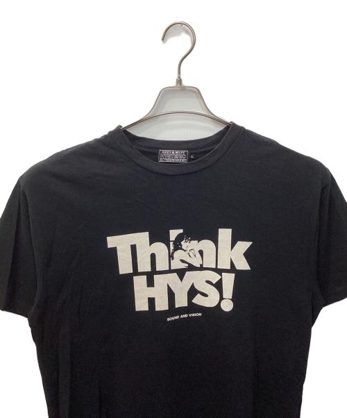 Hysteric Glamour（ヒステリックグラマー）Hysteric Glamour (ヒステリックグラマー) THINK HYS Tシャツ ブラック サイズ:Lの古着・服飾アイテム