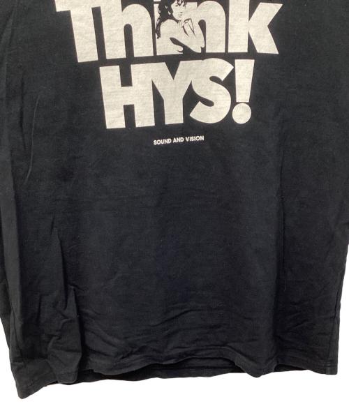 Hysteric Glamour（ヒステリックグラマー）Hysteric Glamour (ヒステリックグラマー) THINK HYS Tシャツ ブラック サイズ:Lの古着・服飾アイテム