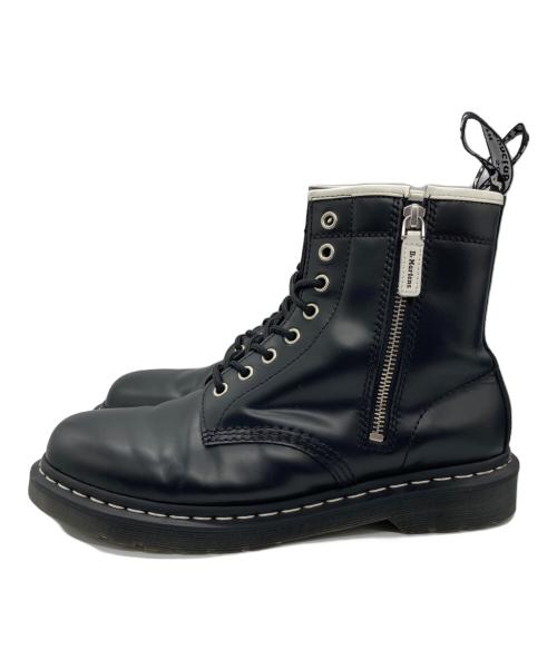 Dr.Martens（ドクターマーチン）Dr.Martens (ドクターマーチン) 1460 ジップ ベックス ホワイトステッチ 8 ホール ブーツ ブラック サイズ:UK8の古着・服飾アイテム