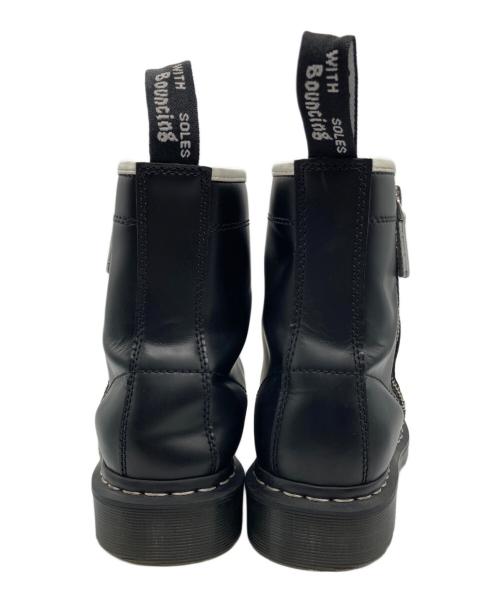 Dr.Martens（ドクターマーチン）Dr.Martens (ドクターマーチン) 1460 ジップ ベックス ホワイトステッチ 8 ホール ブーツ ブラック サイズ:UK8の古着・服飾アイテム