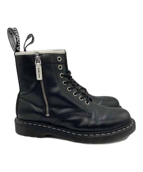 Dr.Martens（ドクターマーチン）Dr.Martens (ドクターマーチン) 1460 ジップ ベックス ホワイトステッチ 8 ホール ブーツ ブラック サイズ:UK8の古着・服飾アイテム