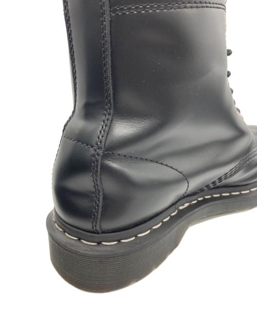 Dr.Martens（ドクターマーチン）Dr.Martens (ドクターマーチン) 1460 ジップ ベックス ホワイトステッチ 8 ホール ブーツ ブラック サイズ:UK8の古着・服飾アイテム