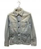 Acneアクネ）の古着「デニムカバーオール」｜インディゴ