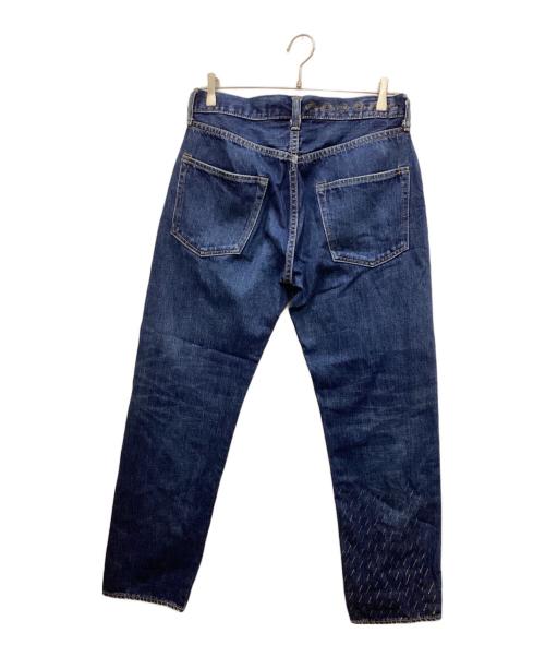 BRU NA BOINNE（ブルーナボイン）BRU NA BOINNE (ブルーナボイン) フラワーアフターレインデニム インディゴ サイズ:Mの古着・服飾アイテム