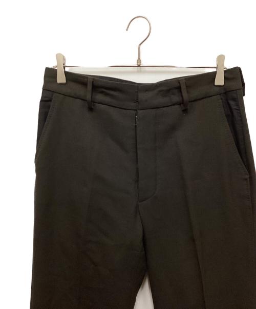 Maison Margiela（メゾンマルジェラ）Maison Margiela (メゾンマルジェラ) ウールスラックス オリーブ サイズ:46の古着・服飾アイテム
