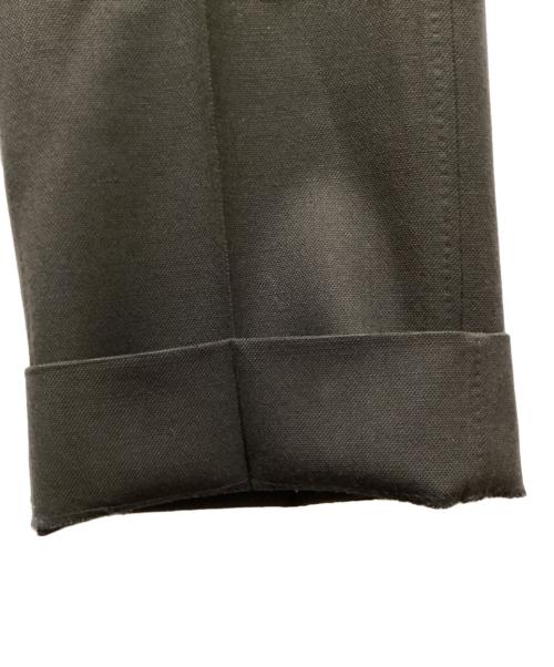Maison Margiela（メゾンマルジェラ）Maison Margiela (メゾンマルジェラ) ウールスラックス オリーブ サイズ:46の古着・服飾アイテム