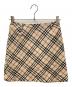BURBERRY BLUE LABEL（バーバリー ブルー レーベル）の古着「ノヴァチェックミニスカート」｜ベージュ